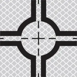 GEORADIAN CIBLE 60 x 60 MARQUAGE PRECISION